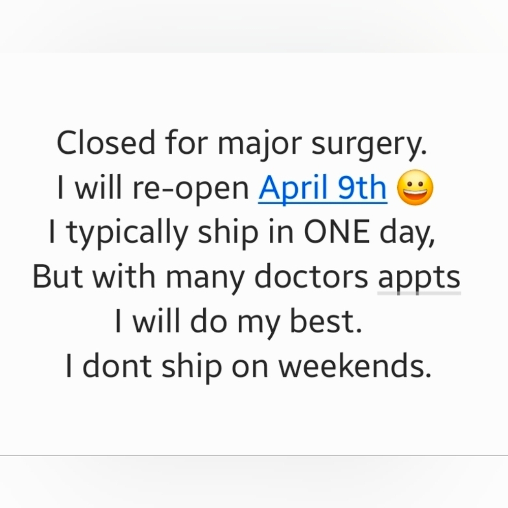 CLOSING FOR ABOUT 2 MONTHS